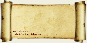 Emilija Gošić vizit kartica